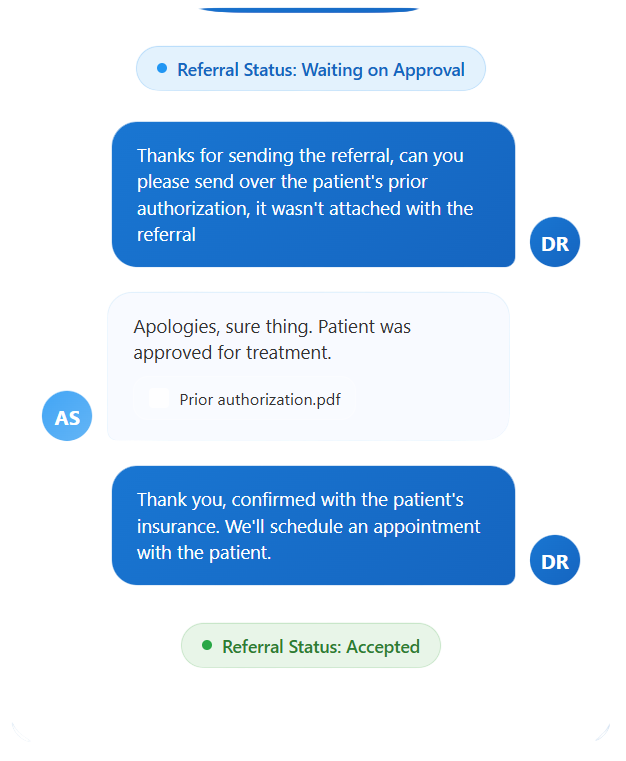 Streamline every referral Visualization